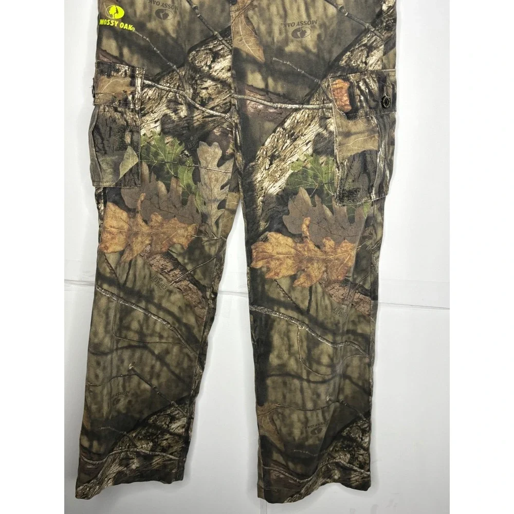 Mossy‎ Oak Kids Camo Cargo Pants Outdoor Hunting Fishing Size XXL